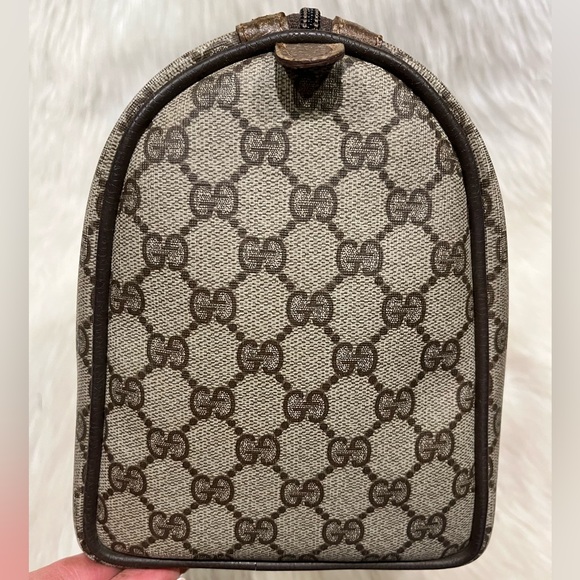 Authenticated Gucci Supreme Web Boston Ophidia Tote Bag Handbag Purse - Picture 6 of 16